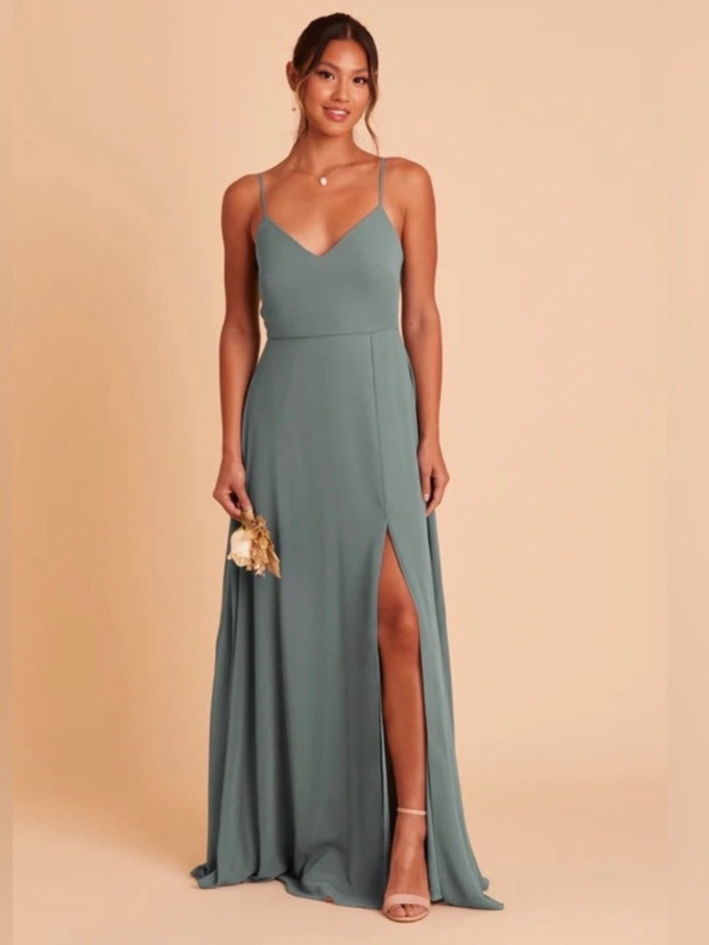 Birdie Grey Sage Adelle Dress Size Large, new with tags